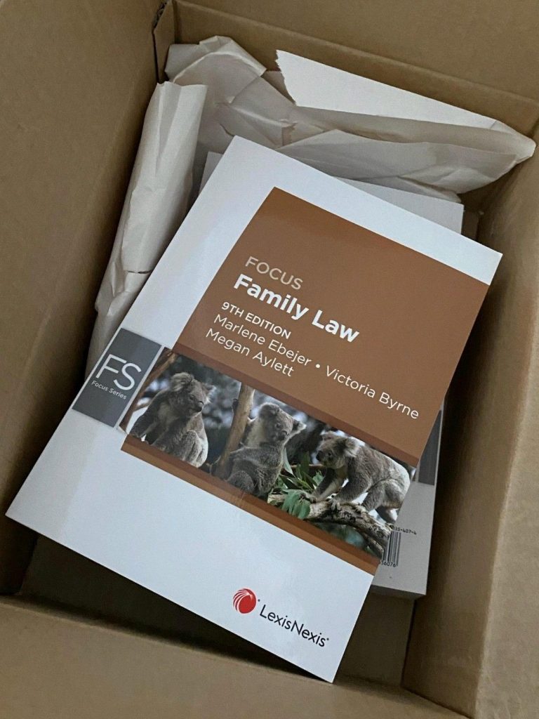 Family Law 9th Edition – co-authors Marlene Ebejer, Victoria Byrne and Megan Aylett